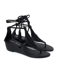 Santana Diamond Mini Wedge Sandal