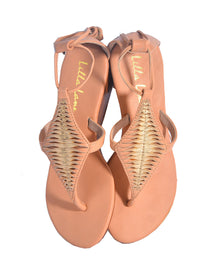 Santana Diamond Mini Wedge Sandal