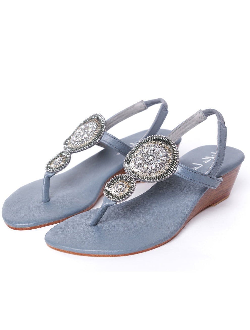 Victoria Blue Ivy Mini Wedge