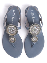 Victoria Blue Ivy Mini Wedge