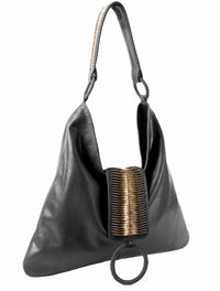 Santana Bombay Hobo Shoulder Bag - Two Tone