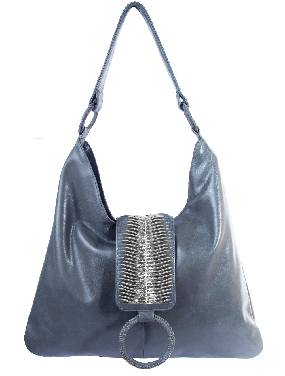 Santana Bombay Hobo Shoulder Bag - Two Tone
