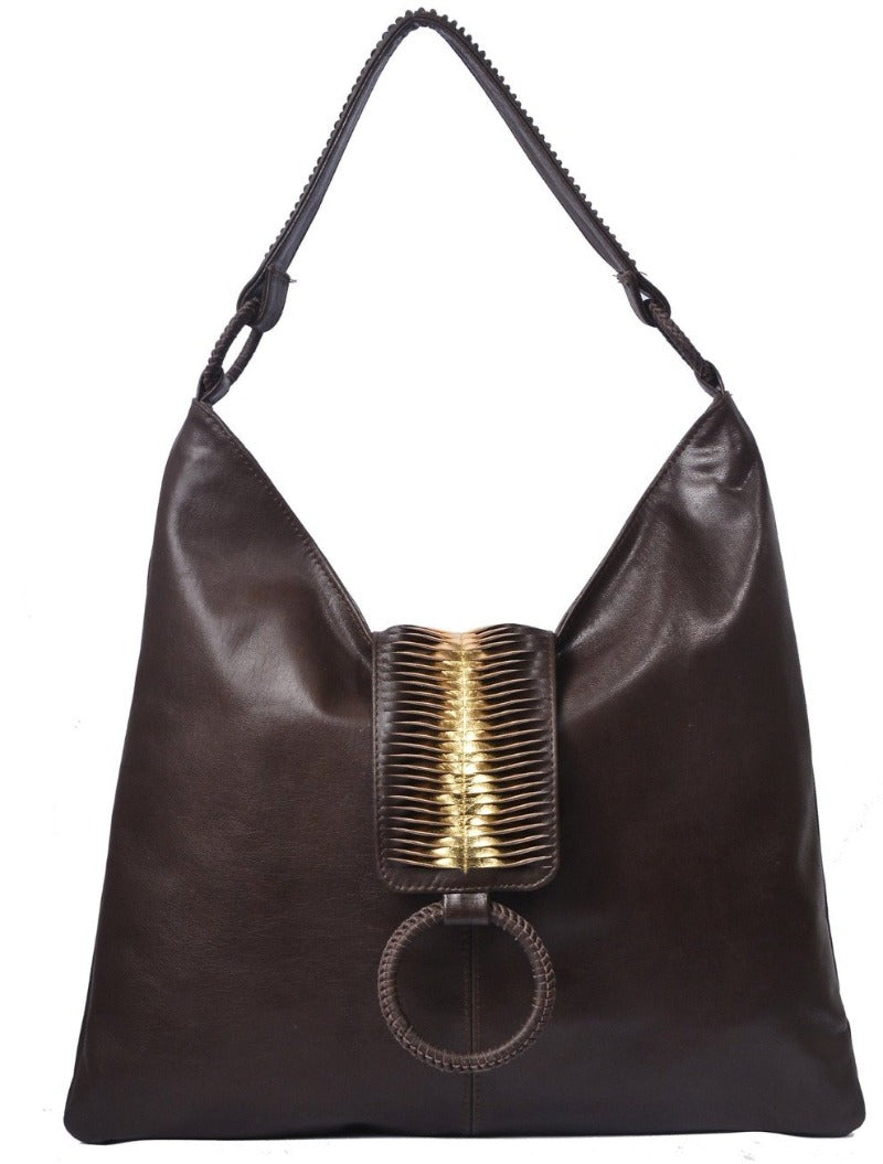 Santana Bombay Hobo Shoulder Bag - Two Tone