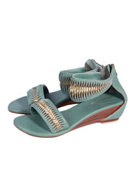 Santana Kala Mini Wedge Sandal - Two Tone