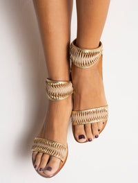 Santana Kala Mini Wedge Sandal - Two Tone