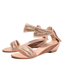 Santana Kala Mini Wedge Sandal - Two Tone