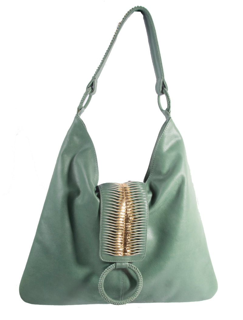 Santana Bombay Hobo Shoulder Bag - Two Tone
