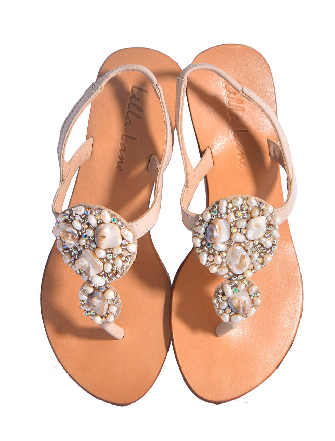 Sophia Pearl Mini Wedge Sandal