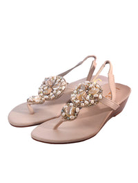 Sophia Pearl Mini Wedge Sandal