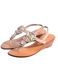 Sophia Pearl Mini Wedge Sandal