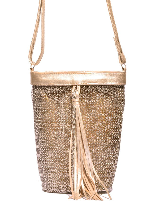 Sumba Borneo Bucket Crossbody Bag