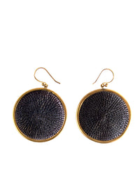 Sumba Gold Medallion Earrings