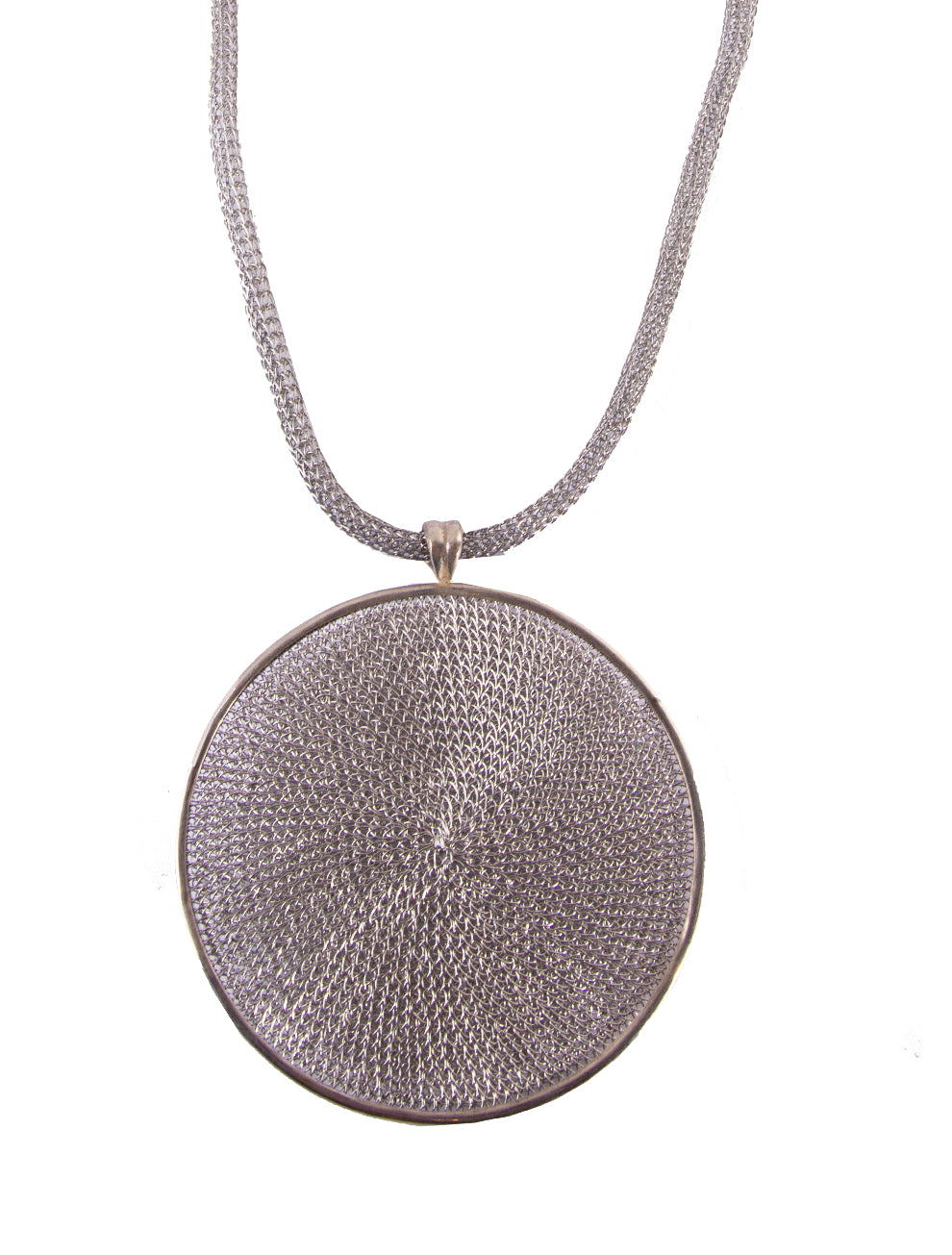 Sumba Medallion Neckpiece - Silver