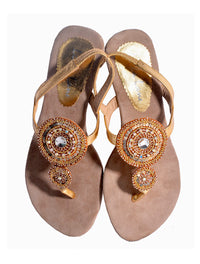 Victoria Double Medallion Mini Wedge