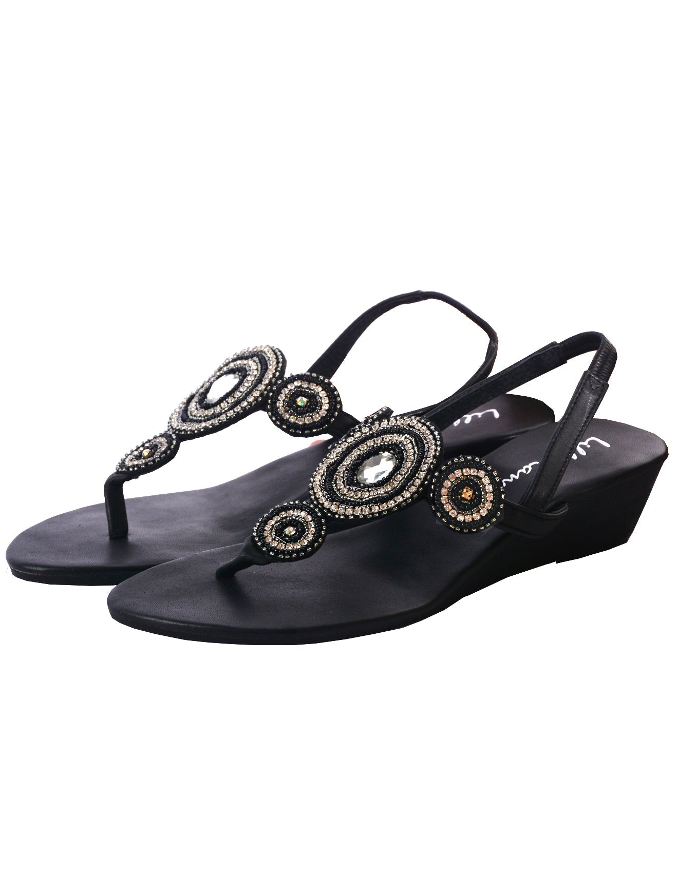Victoria Quatro Medallion Mini Wedge